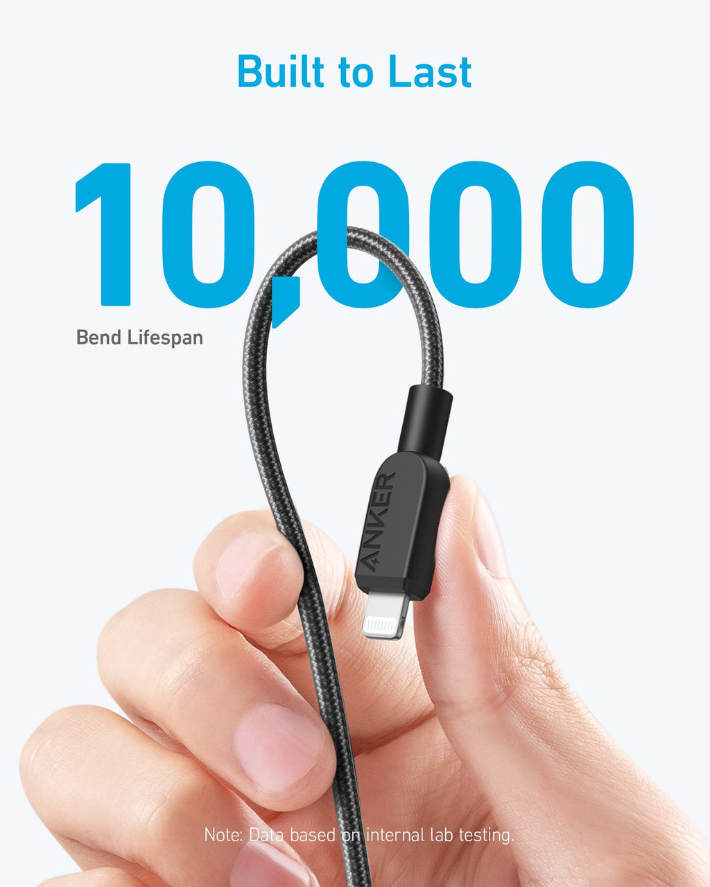 Anker 310 USB-C to Lightning Cable (6 ft /10 ft /3 ft)