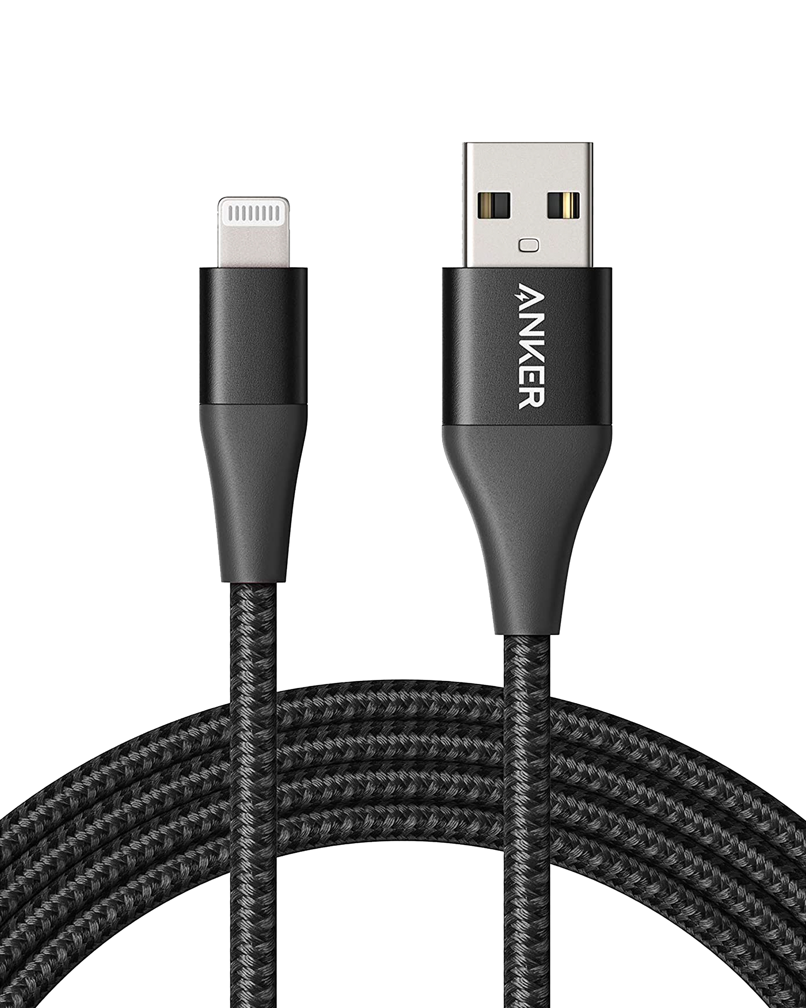 Anker 551 USB-A to Lightning Cable (3 ft / 6 ft / 10 ft) Black / 6ft