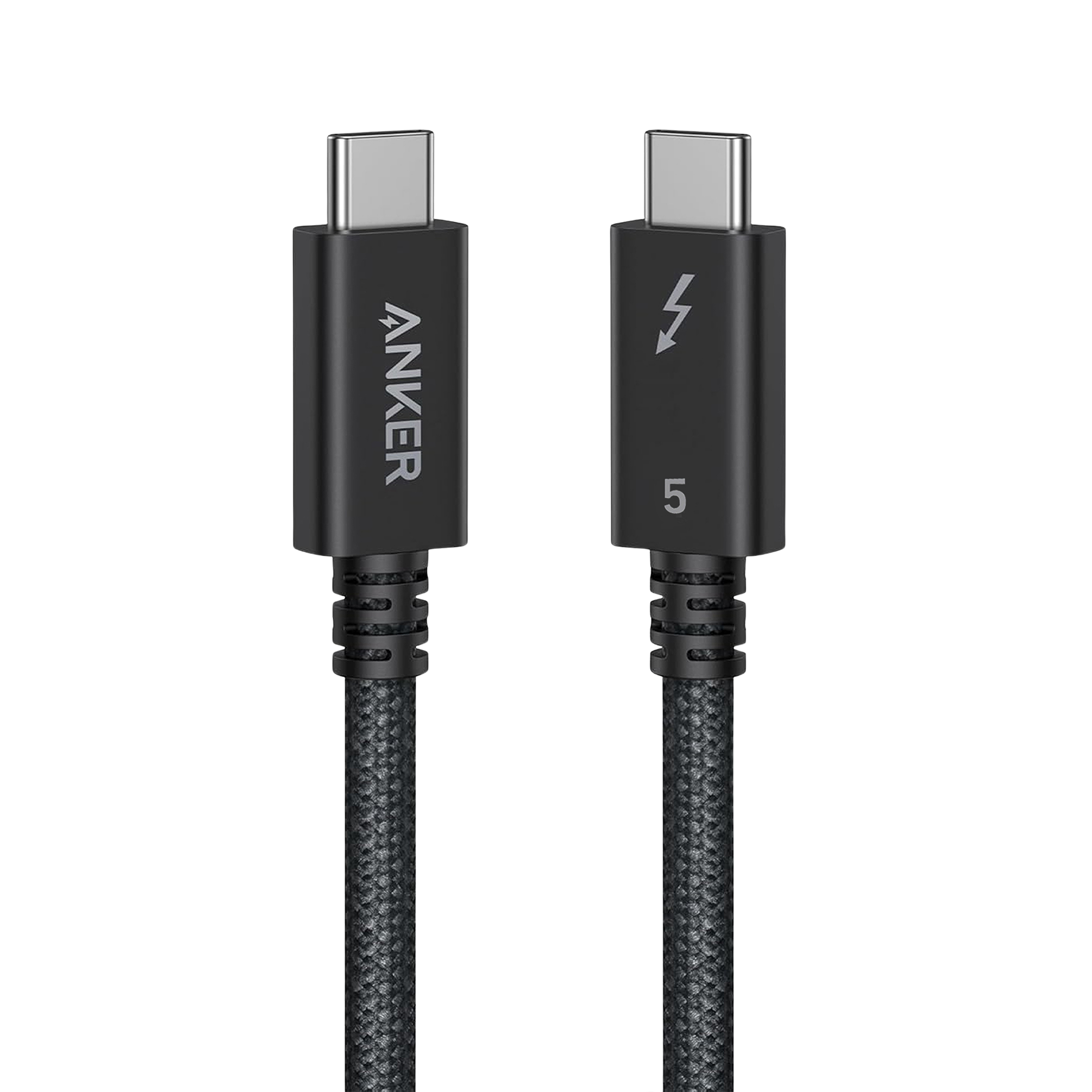 Anker Prime Thunderbolt 5 Cable (3.3 ft/1.7 ft, 80 Gbps, 240W) 1.7 ft / Black