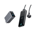 Anker Prime 6-in-1 Charging Station (140W) and Anker Prime Charger (100W, 3 Ports, GaN)