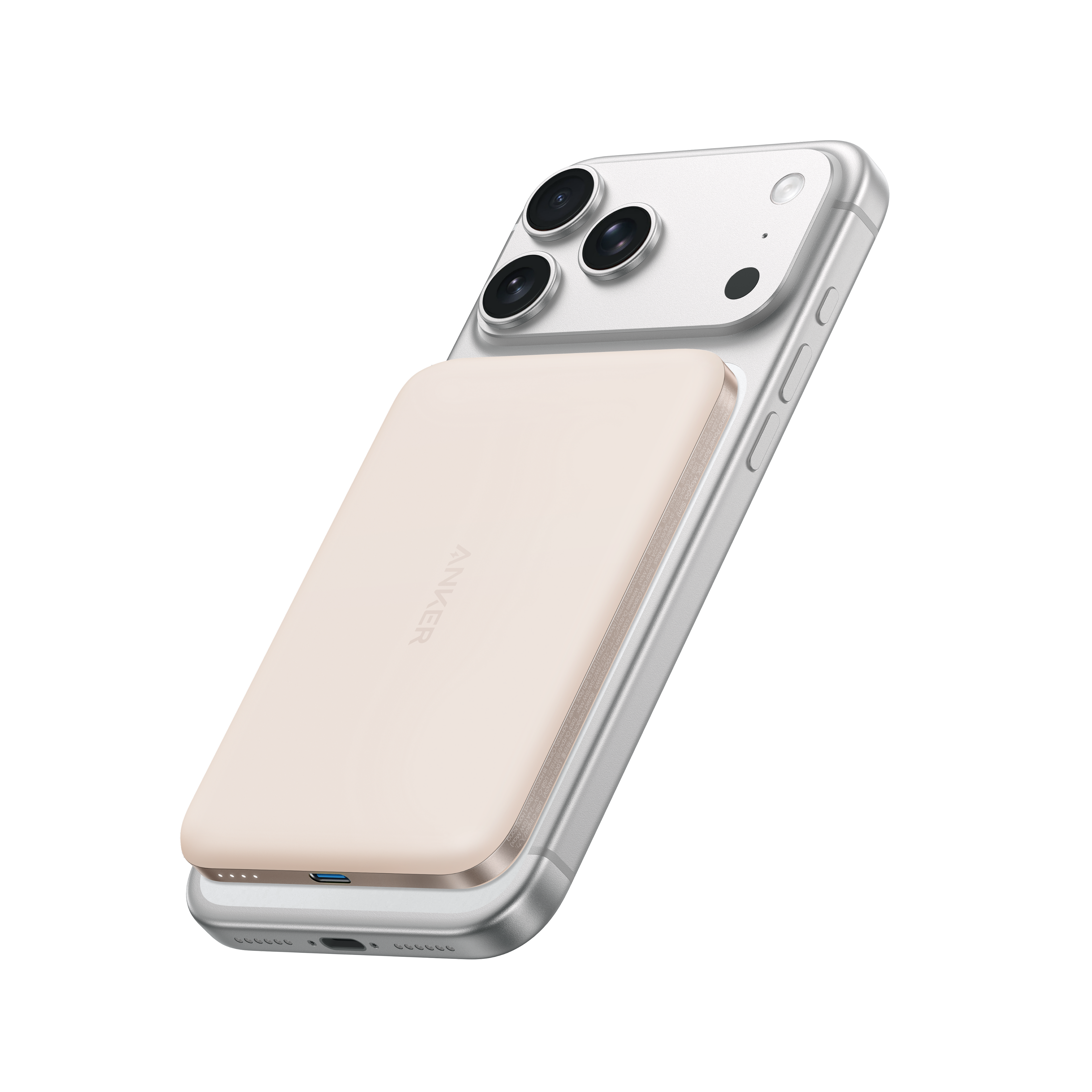 Anker Nano Power Bank (5K, MagGo, Slim) | Customizable Sand Brown